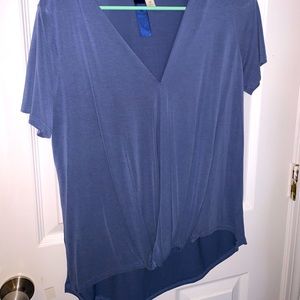 Light blue v neck size medium